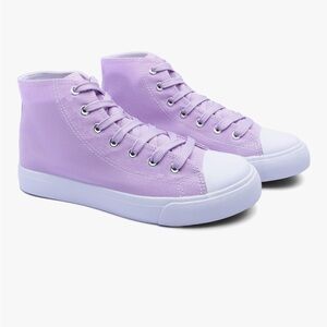 Lavender Purple High-Top Sneakers Women's Size 7